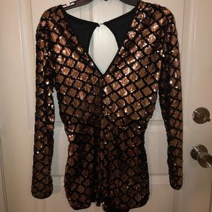 Sequin romper
